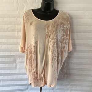 Express Dolman Sleeve Blouse Peach Top Size XS Extra Small Flowy Chic Casual
